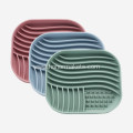 Silicone suction pet feeding bowl